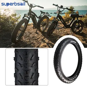 Superbsail K1188 Ebike Accessories Tyre 24X4.0 MTB Kenda Electric Bicycle Tires With Inner Tube For 24 Inch Bike Cycle Fat Tire