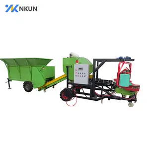 Grass bale silage wrap green baler wrapper film green hay baler corn silage machine price for sale