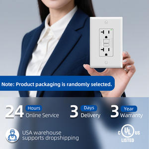 ELEGRP Paquete de 2 Tomas de Corriente GFCI con Certificación UL de 20 Amperios, Receptáculo Dúplex GFI Resistente a Manipulaciones, Tomas de Corriente Americanas de 125V para Empotrar en la Pared - Product Image 6