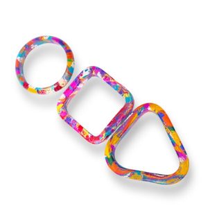 Danta Gems Triple Twist Signature Lac Bangles, Juego de Brazaletes Étnicos Hechos a Mano para Mujer, Diseño de Microincrustaciones, Modernos y Elegantes - Product Image 3