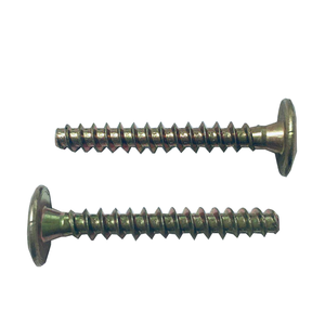 Vis autoperceuses à tête hexagonale fendue bleues pour béton, 3/16 x 2-1/4, vis plates pour maçonnerie en béton - Product Image 3