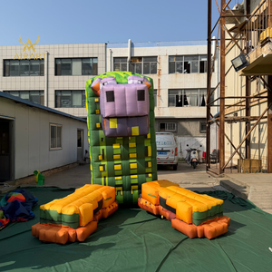 Tortue et Hippopotame Géants Gonflables Style Pixel pour Expositions de Bandes Dessinées, Parcs d'Attractions Thème Jeux, Événements de Centres Commerciaux et Carnavals - Product Image 4