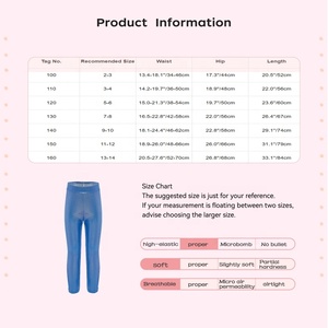 Leggings côtelés pour enfants, pantalons stretch ajustés longueur cheville pour filles, leggings de danse jazz à taille élastique, leggings basiques personnalisables - Product Image 6