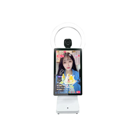 Photomaton miroir selfie unique dropshipping machine magique à écran tactile intelligent avec superpositions pour les fêtes