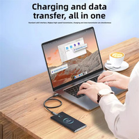 Cable USB5 USB C de 80 Gbps, 16K60Hz 8K120Hz, Cable de Datos USB Tipo C 5A 240W, Cable de Carga Rápida Tipo C para Thunderbolt 5 4, Laptop, Tableta