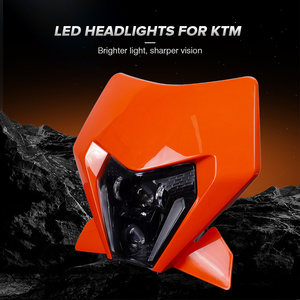 Phare LED Emark avec masque lumineux pour KTM Enduro 350 500 <span class=keywords><strong>EXC</strong></span>-F 150 250 300 XC-W 450 XCF-W 2024 2025 2026 - Accessoires de carénage - Product Image 3