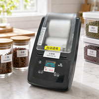 Mesin Printer Label Portabel Mini Printer Label Thermal untuk Label Kertas Tanpa Sambungan