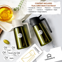 Botella Ecológica para Aceite de Oliva, de Grado Alimenticio, Botella para Aceite de Perfume, para Cocinar, para Freír al Aire, Botella Rociadora de Aceite