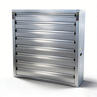 Ventilateur industriel à pression négative, installation murale, cadre galvanisé pour restaurant, supermarché, salle de sport, entrepôt, refroidissement