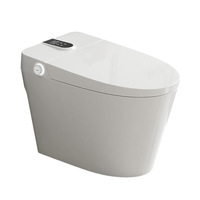 WC intelligent en céramique moderne à LED, 2 pièces, pour hôtel, avec télécommande, à poser au sol, pour projets hôteliers