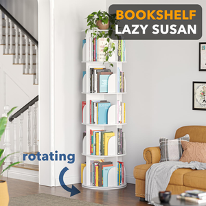 Vente en gros de bibliothèques modernes sur mesure à haute densité, bibliothèque rotative à 360 degrés à 5 niveaux - Product Image 2