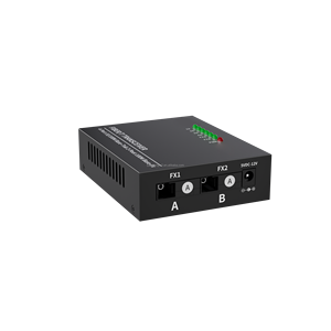 100Mbps 2 Optical 4 <b>Ethernet</b> Fiber Media Converter 4FE+2FX 5-12V DC Fiber Optic Transceiver - Product Image 3