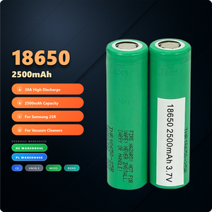 Original <span class=keywords><strong>18650</strong></span> Akku 30A Entladung <span class=keywords><strong>2500mAh</strong></span> <span class=keywords><strong>Samsung</strong></span> <span class=keywords><strong>25R</strong></span> Staubsauger Hochleistungs-Ersatz 3,7V Festkörperzelle 1000 Zyklen - Product Image 1