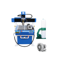 Offre Spéciale 3d Cnc Bois Pvc Pcb Acrylique Machine De Découpe Cnc Routeur 6090 4 Axes Cnc Routeur pour La Publicité