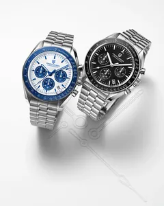 Nuovi <span class=keywords><strong>orologi</strong></span> da polso cronografo al quarzo da <span class=keywords><strong>uomo</strong></span> PAGANI DESIGN 1701 data automatica <span class=keywords><strong>acciaio</strong></span> inossidabile Sport 100m orologio impermeabile relogio - Product Image 1