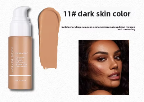11 fond de teint liquide pour peau foncée-30ml