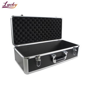 Étui à pédales en aluminium robuste avec étui de rangement et de transport sécurisé en mousse EVA pour pédaliers d'effets de guitare Étui en aluminium personnalisé - Product Image 1