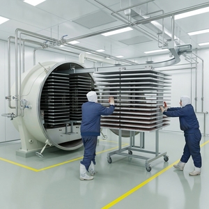 Línea de Producción de Café Instantáneo Automática Llave en Mano KFD, Capacidad de 10-500 kg/h, Voltaje de 380 V, Origen Shanghái, Incluye Tostador y Extractor - Product Image 4