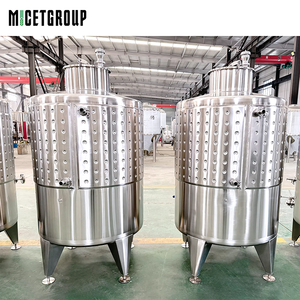 Tanque <span class=keywords><strong>de</strong></span> Fermentación <span class=keywords><strong>de</strong></span> Acero Inoxidable <span class=keywords><strong>de</strong></span> 1000L, Fermentador <span class=keywords><strong>de</strong></span> Alcohol, Recipiente <span class=keywords><strong>de</strong></span> Fermentación <span class=keywords><strong>de</strong></span> Vino con Camisa Acolchada para Destilería <span class=keywords><strong>de</strong></span> Brandy y Vino - Product Image 2