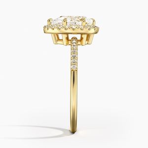 Elegante Anillo de Compromiso Color Dorado para Mujer con Piedra Brillante, Joyería para Boda, Aniversario o Regalo - Product Image 2