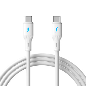 Cable de carga súper rápida de 66W Cable <span class=keywords><strong>USB</strong></span> de silicona 6A Universal para dispositivos Android IP tipo <span class=keywords><strong>C</strong></span> Diseño de logotipo personalizado - Product Image 2