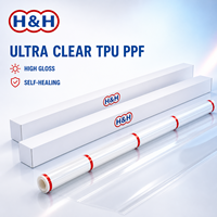 8.5 mil YU9 anti-rayures clair ppf auto-réparation rouleau corps voiture Wrap Transparent corps Film fournisseur 15m Tpu peinture Film de Protection