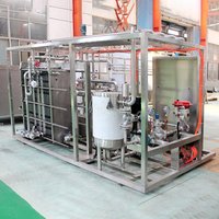 Pasteurisateur de type plaque à commande PLC pour lait, yaourt, jus de fruits, boissons, usine