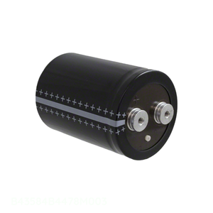 Condensador de montaje en chasis con tornillo, canal del fabricante B43584B4478M003, 4700 uF, aluminio, 20%, 350 V - Product Image 1