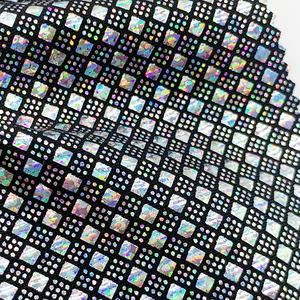 Stock lotti lucido arcobaleno iridescente punto olografico metallizzato foglio elastico poliammide Spandex tessuto prestazioni costumi da bagno - Product Image 5