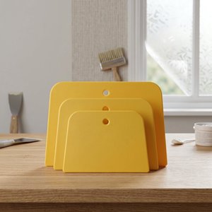 3pcs Heavy Duty Plastic <b>Wallpaper</b> Scraper <b>Tool</b> Set 6.7cm 7.3cm 8.7cm for Wall Paper Glass Window Tint Film Installation - Product Image 2
