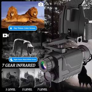 זום דיגיטלי 4k hd 8x חדש עמיד למים ראש רכוב מצלמת ציד פלאש בר שחור עם סוללה עבור חיצוני - Product Image 5