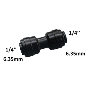 Empuje de Unión recta de 1/4 pulgadas para conectar Ajuste rápido para conector de sistema de nebulización de agua RO - Product Image 4