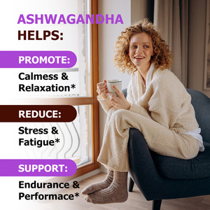Hot Selling ODM Ashwagandha Oral Strips Chocolate Mocha Flavor Dietary <b>Supplement</b> Support Calmess Relaxation and Reduce Stress - Product Image 3
