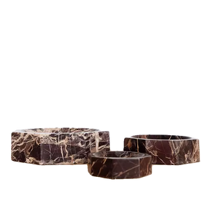 Bostone ถาดหินอ่อนสำหรับตกแต่งบ้านถาดหินอ่อนสำหรับตกแต่งงานแต่งงานหรูหราเครื่องประดับหินอ่อน - Product Image 5