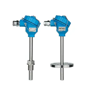 Transmitter Suhu Terintegrasi Anti Ledakan PT100 Tahan Panas Tipe K Termokopel WZP240 Sensor <span class=keywords><strong>Monitor</strong></span> 4-20mA - Product Image 1