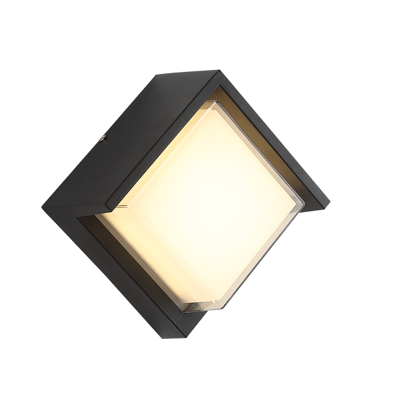 Led de luz de pared al aire libre solar led lámpara de interior integrado postmoderna luz de pared