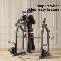 Système intégré polyvalent de support d'haltères et de banc de musculation robuste pour des exercices complets de musculation et de renforcement musculaire