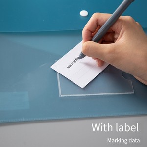 Deli <span class=keywords><strong>5506</strong></span> dossier A4 simple et Double pince d'alimentation classification de bureau dossier de marchandise de masse dossier de papier d'examen organisation de haute qualité - Product Image 2