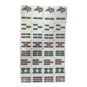 Ensemble de Mahjong américain de taille mini de voyage 166 pièces carreaux de mélamine ivoire pour jeux de <span class=keywords><strong>casino</strong></span> avec jokers et numéros - Product Image 6