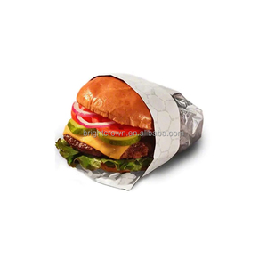 Bánh Sandwich gói giấy Burger lá bọc nhôm lá mỏng nhiều lớp giấy <span class=keywords><strong>Hamburger</strong></span> gói cách điện lá <span class=keywords><strong>wrapper</strong></span> - Product Image 2