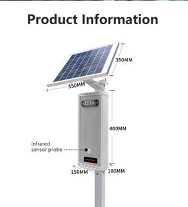 Alarma Audiovisual de Seguridad para Exteriores con Sensor de Movimiento, Energía Solar Industrial y Aviso por Voz - Product Image 6