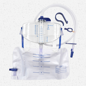 High Quality EO Sterilize Medical Grade PVC <strong>2500ML</strong> Urinary <strong>Drainage</strong> <strong>Bag</strong> <strong>Urine</strong> Flow Meter - Product Image 1