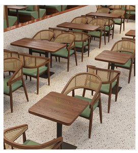 Conjuntos de Muebles para Restaurantes Comerciales e Industriales de Estilo Japonés y Occidental, Combinación de Mesa, Sillas y Sofás con Temática del Sudeste Asiático para Cafeterías y Hoteles - Product Image 1
