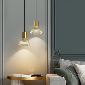 Lámpara de Araña Esférica de Vidrio Moderna y Minimalista Nórdica, Blanco Cálido para Tiendas de Té con Leche, Bares, Restaurantes, Dormitorios/Lámparas de Noche 3000K - Product Image 4