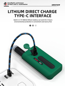 Détecteur d'air intégré 4 en 1 BSIDE GX1, testeur complet, avec fonctions de test pondéré A, B et C, et mesure du niveau sonore - Vert - Product Image 2