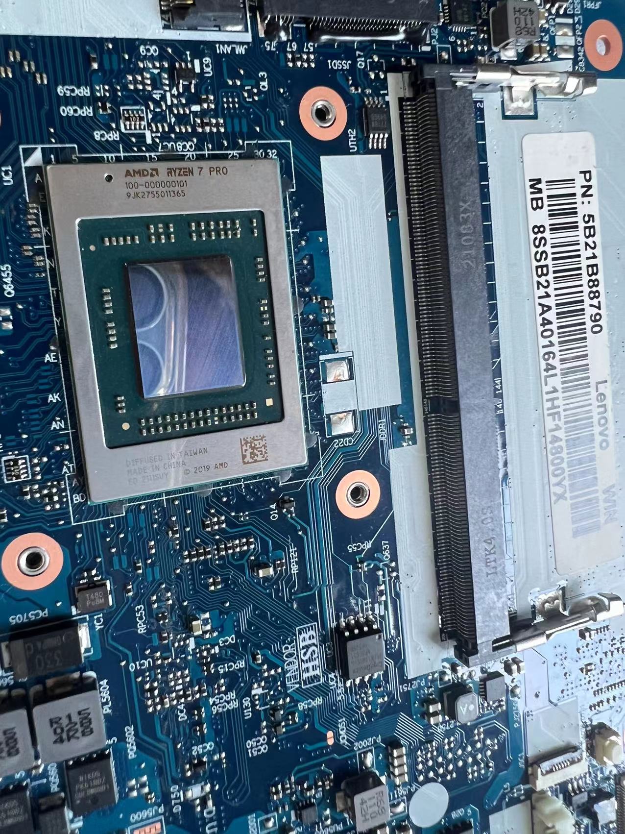 Lenovo Thinkpad T14 Gen 1 Laptop Motherboard - NM-C801
