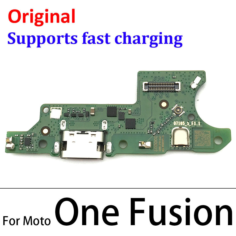 Original USB Charger Board Charging Port Connector Mic Flex Cable for  Motorola Moto G 5G G30 G10 One Fusion Plus Power