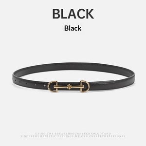 <span class=keywords><strong>Ceinture</strong></span> fine élégante <span class=keywords><strong>en</strong></span> <span class=keywords><strong>cuir</strong></span> véritable pour <span class=keywords><strong>femme</strong></span>, boucle lisse, <span class=keywords><strong>en</strong></span> <span class=keywords><strong>cuir</strong></span> de vachette, pour robes et pantalons, vente <span class=keywords><strong>en</strong></span> gros d'usine, alliage - Product Image 6