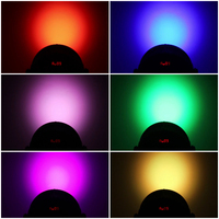 Marslite 14x12W Projecteur LED Par, Lumière Wash LED DJ, Contrôle DMX, RGBW 4-en-1, Projecteur Par Plat pour Scène, 14x12W Projecteur LED Par pour Scène