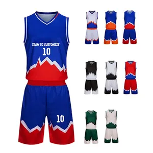 Meisje Europese Basketbaluniformen Ontwerp Basketbal Jersey